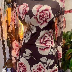 Charlotte Russe Floral Long Sleeve Dress